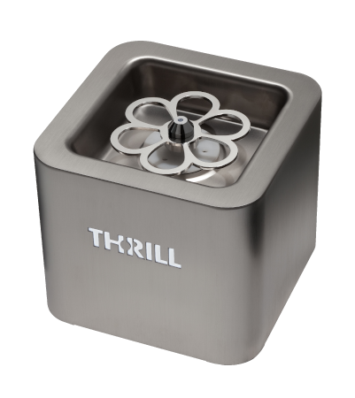 Scopri il raffredda bicchieri Vortx Cube Ghiaccia bicchieri Thrill Vortex Cube acciaio inox